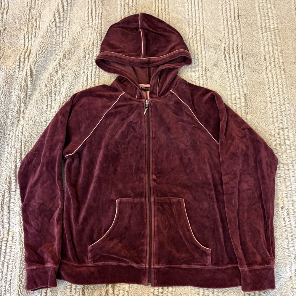 St. John's Bay Maroon Hooded Jacket